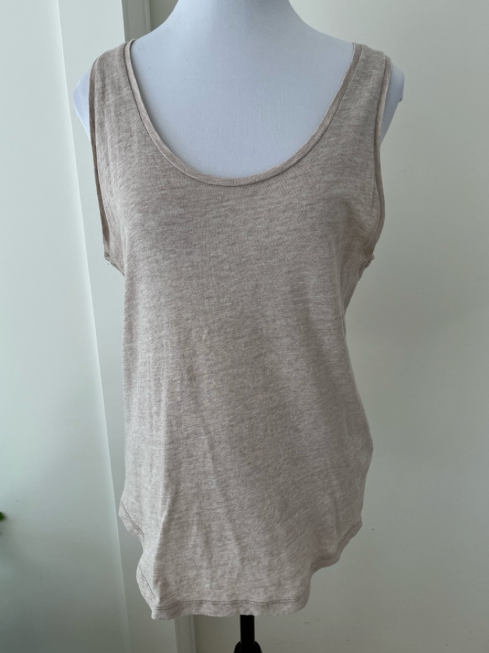 Majestic Filiatures Paris Tank Top Cashmere Cotton Blend Neutral Coastal Travel